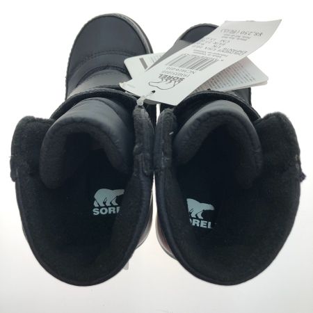  SOREL ソレル キッズ スノーブーツ チルドレン ウィットニーIIストラップ 15cm NC3919-010 ブラック