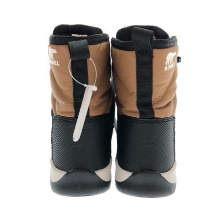  SOREL ソレル スノーブーツ ユースウィットニー2ショートレース 20cm NY3903-287 ブラウン