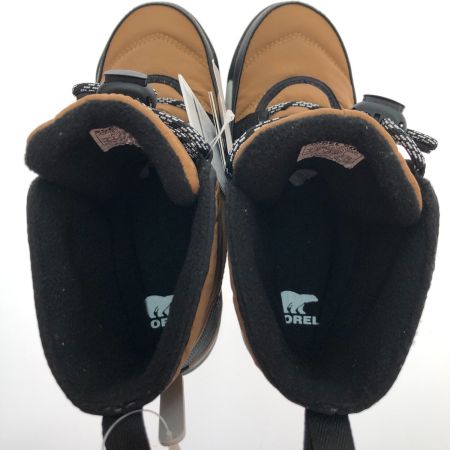  SOREL ソレル スノーブーツ ユースウィットニー2ショートレース 20cm NY3903-287 ブラウン