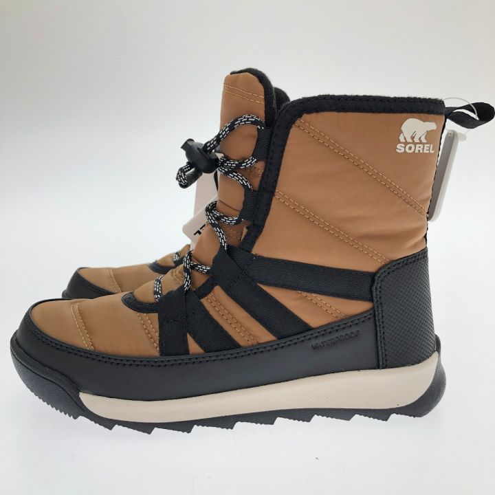 SOREL ソレル スノーブーツ ユースウィットニー2ショートレース 20cm NY3903-287 ブラウン｜中古｜なんでもリサイクルビッグバン