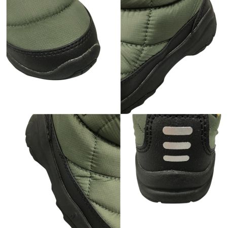  THE NORTH FACE ザノースフェイス キッズ ブーツ 17cm K Nuptse Bootie Logo Short  NFJ52280 TM タイムグリーン×ミネラルゴールド