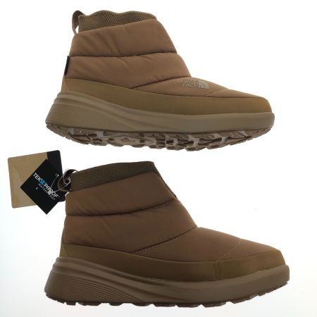  THE NORTH FACE ザノースフェイス ヌプシブーティ ウォータープルーフ ニット 23cm NFW52274 ブラウン