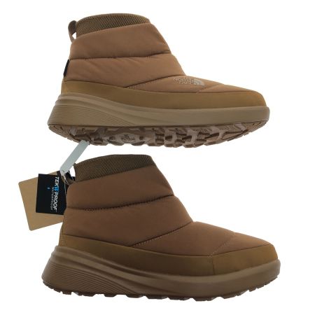  THE NORTH FACE ザノースフェイス ヌプシブーティ ウォータープルーフ ニット 23cm NFW52274 ブラウン