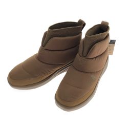 □□ THE NORTH FACE ザノースフェイス ヌプシブーティ ウォータープルーフ ニット 22cm NFW52274 ブラウン Aランク