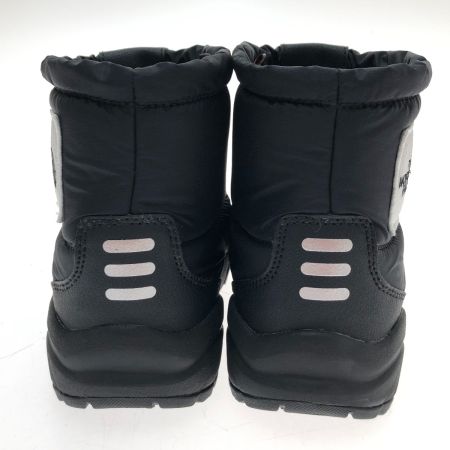  THE NORTH FACE ザノースフェイス ヌプシ ブーティ ロゴ ショート 防寒ブーツ 21cm NFJ52280 ブラック
