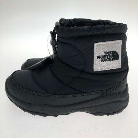  THE NORTH FACE ザノースフェイス ヌプシ ブーティ ロゴ ショート 防寒ブーツ 21cm NFJ52280 ブラック