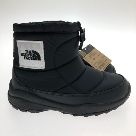  THE NORTH FACE ザノースフェイス ヌプシ ブーティ ロゴ ショート 防寒ブーツ 21cm NFJ52280 ブラック