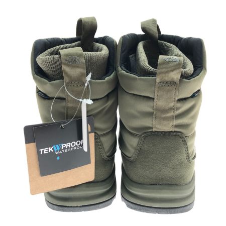  THE NORTH FACE ザノースフェイス ヌプシ ブーティ ウォータープルーフ ニット ショート 23cm NF52274 カーキ