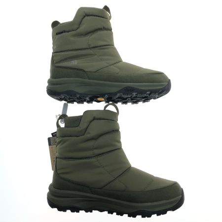  THE NORTH FACE ザノースフェイス ヌプシ ブーティ ウォータープルーフ ニット ショート 23cm NF52274 カーキ