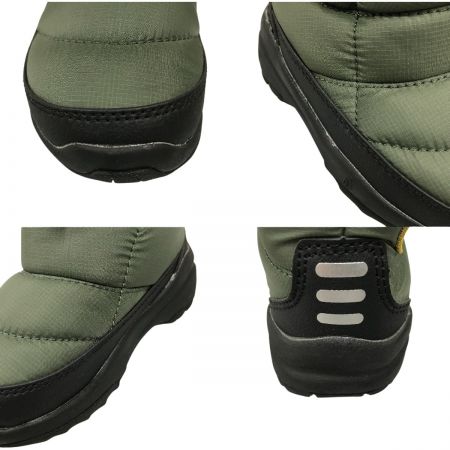  THE NORTH FACE ザノースフェイス キッズ ブーツ 14cm K Nuptse Bootie Logo Short NFJ52280 TM タイムグリーン×ミネラルゴールド