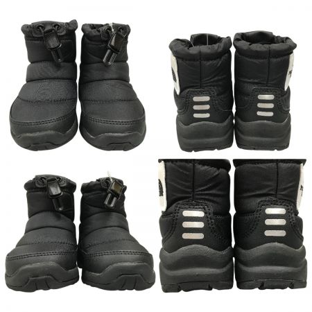  THE NORTH FACE ザノースフェイス キッズ ブーツ 14cm K Nuptse Bootie Logo Short  NFJ52280 ブラック