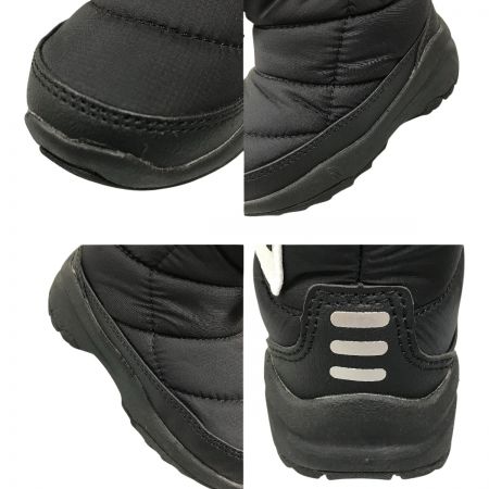  THE NORTH FACE ザノースフェイス キッズ ブーツ 14cm K Nuptse Bootie Logo Short  NFJ52280 ブラック