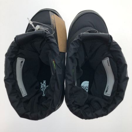  THE NORTH FACE ザノースフェイス ヌプシ ブーティ ロゴ ショート 防寒ブーツ 19cm NFJ52280 ブラック