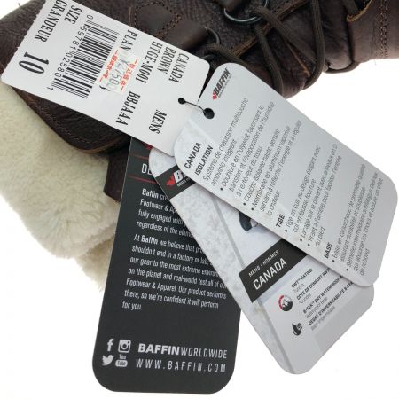  Baffin スノーブーツ 28cm HTGE-M001 ブラウン 本体のみ