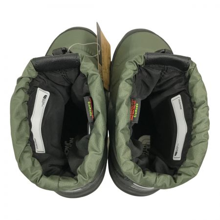  THE NORTH FACE ザノースフェイス キッズ ブーツ 18cm K Nuptse Bootie Logo Short NFJ52280 カーキ