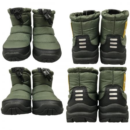  THE NORTH FACE ザノースフェイス キッズ ブーツ 16cm K Nuptse Bootie Logo Short  NFJ52280 グリーン