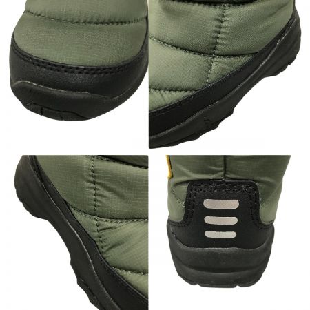  THE NORTH FACE ザノースフェイス キッズ ブーツ 16cm K Nuptse Bootie Logo Short  NFJ52280 グリーン