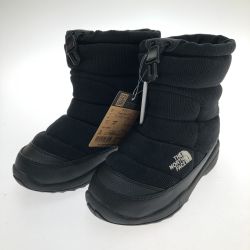 □□ THE NORTH FACE ザノースフェイス ヌプシ ブーティー WP SE 防寒ブーツ 20cm NFJ52171 ブラック Aランク