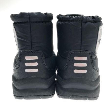  THE NORTH FACE ザノースフェイス ヌプシ ブーティ ロゴ ショート 防寒ブーツ 20cm NFJ52280 ブラック