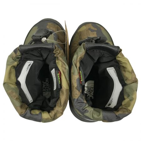  THE NORTH FACE ザノースフェイス キッズ ブーツ 14cm K Nuptse Bootie Logo Short SE  NFJ52281 TF カモプリント×ブラック