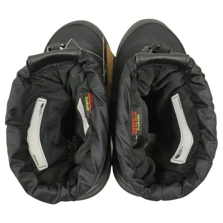 THE NORTH FACE ザノースフェイス キッズ ブーツ 17cm K Nuptse Bootie Logo Short NFJ52280 KW ブラック×ホワイト