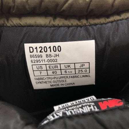  Danner ダナー スノーブーツ 25cm D120100 カーキ 本体のみ