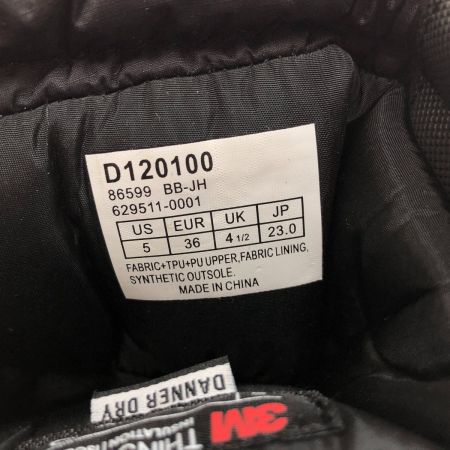  Danner ダナー スノーブーツ 23cm D120100 ブラック 本体のみ