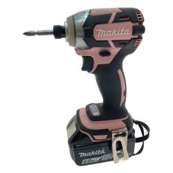 □□ MAKITA マキタ 充電式インパクトドライバ TD148DRTX ピンク Bランク
