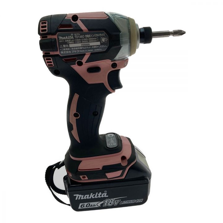 MAKITA マキタ 充電式インパクトドライバ TD148DRTX ピンク｜中古｜なんでもリサイクルビッグバン