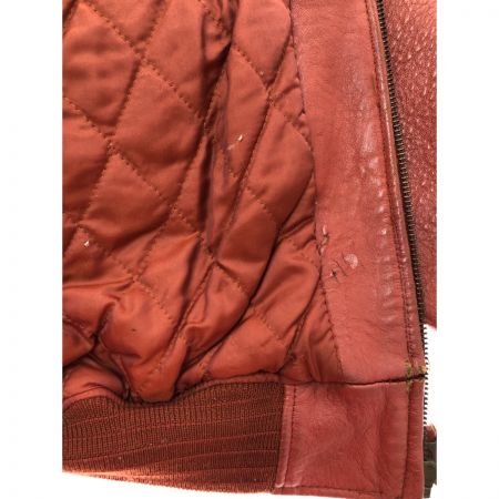  HARLEY-DAVIDSON ハーレーダビッドソン レザージャケット Lサイズ レッド