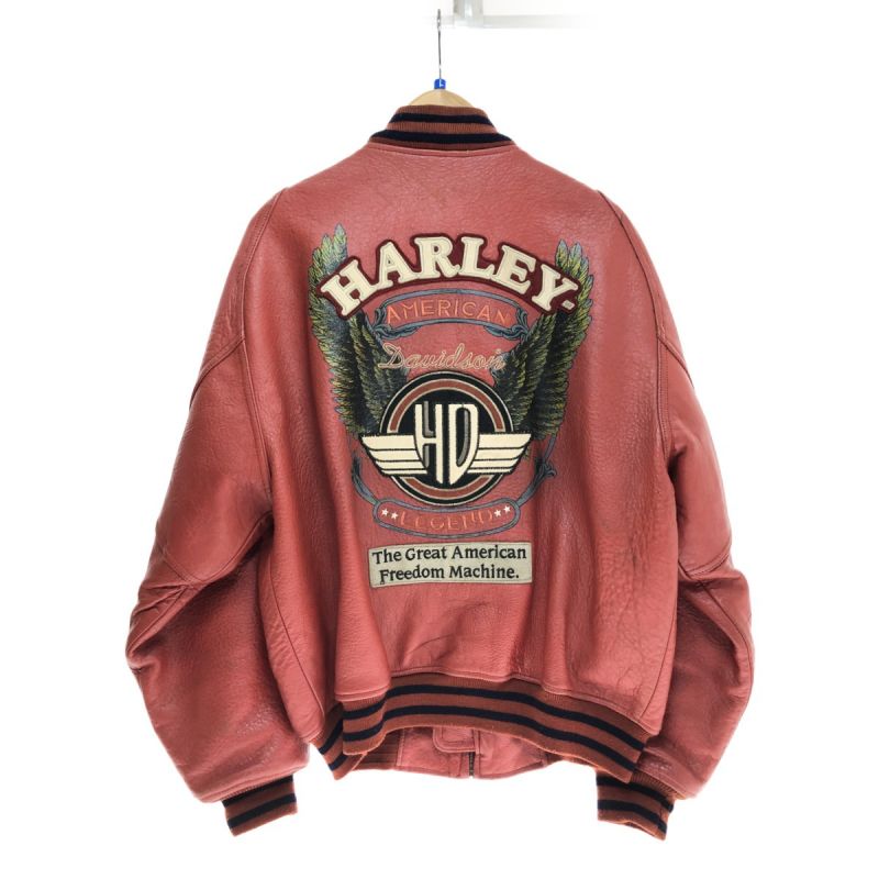 中古】 HARLEY-DAVIDSON ハーレーダビッドソン レザージャケット L