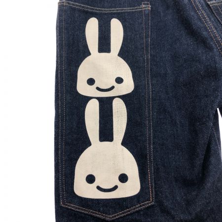  CUNE たて2連うさぎ×2 デニムパンツ マンモス SIZE 36 TB07F214 濃紺
