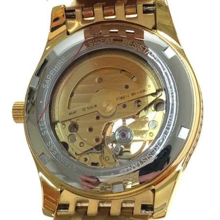  BINLUN 腕時計 リストウォッチ 自動巻き ゴールド BL0018G-GGW-B