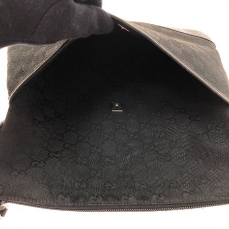  GUCCI グッチ ショルダーバッグ GGキャンバス 145857 ブラック