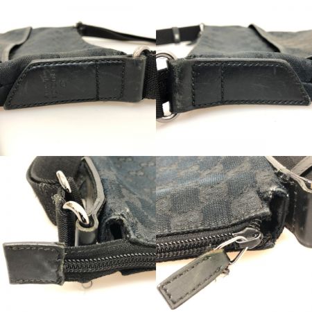  GUCCI グッチ ショルダーバッグ GGキャンバス 145857 ブラック