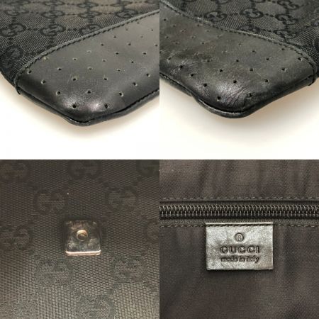  GUCCI グッチ ショルダーバッグ GGキャンバス 145857 ブラック
