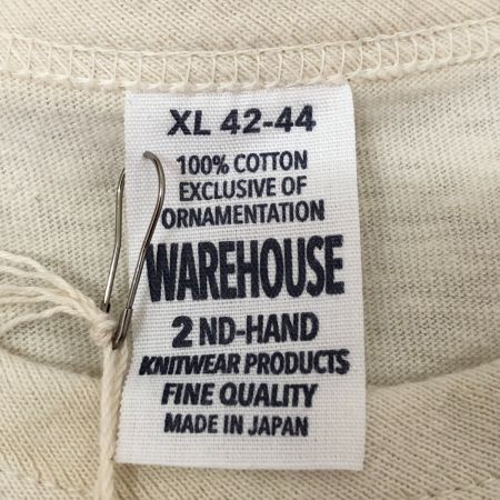  warehouse ウェアハウス 半袖Tシャツ XLサイズ 4064 PORT JEFF アイボリー