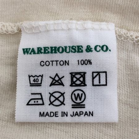  warehouse ウェアハウス 半袖Tシャツ XLサイズ 4064 PORT JEFF アイボリー