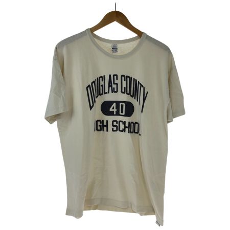  warehouse ウェアハウス Tシャツ SIZE XL 古着 アイボリー