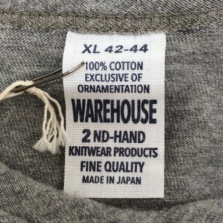  warehouse ウェアハウス 半袖Tシャツ XLサイズ 4064 S.C.T.A. グレー