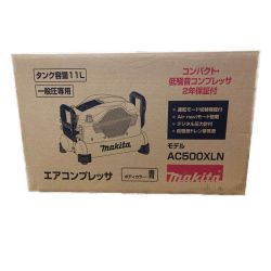 □□ MAKITA マキタ エアコンプレッサ　タンク容量11L　一般圧専用 AC500XLN ブルー Nランク