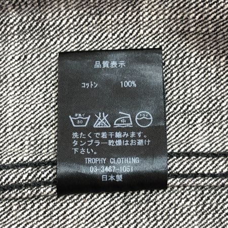  TROPHY CLOTHING トロフィークロージング デニムジャケット Mサイズ ブラック