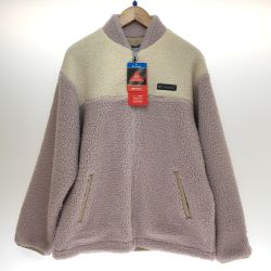 □□ Columbia コロンビア スウィングパークオムニヒートラインドフリースジャケット Ｌサイズ PL7199-608 ① ライトピンク×ホワイト Aランク