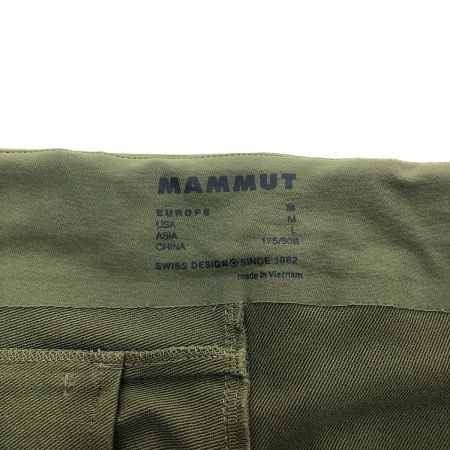  MAMMUT マムート ヤドキン ソフトシェルパンツ Lサイズ 1021-00131 ① オリーブ