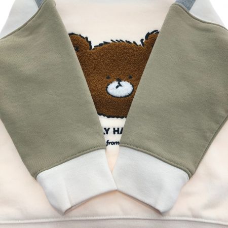  HELLY HANSEN ヘリーハンセン ヘリーベアフルウェットクルー スウェット 110cm HJ32271 アイボリー×オリーブ