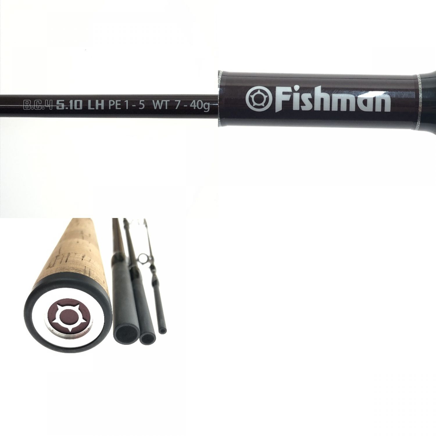 中古】 Fishman フィッシュマン ロッド B.C.4 BRIST COMPACT 5.10 LH B