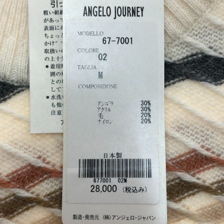  ANGELO JOURNEY 長袖ニット セーター Mサイズ 67-7001