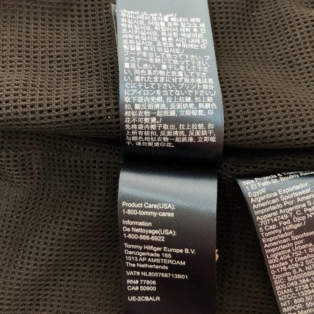  TOMMY HILFIGER トミーヒルフィガー ブルゾン Ｌサイズ RN＃77806 ブラック