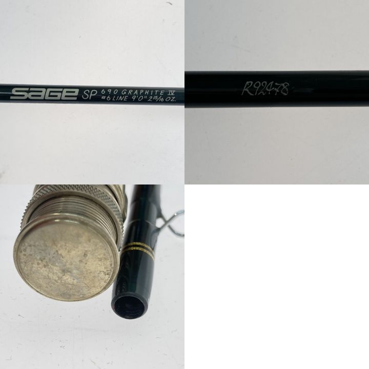 sage セージ フライロッド SP690 グラファイト SP690 #6 9'0