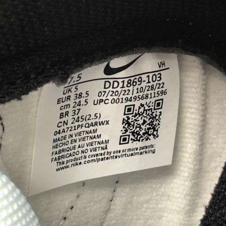  NIKE ナイキ スニーカー W DUNK HIGH 24.5cm DD1869-103 ブラック